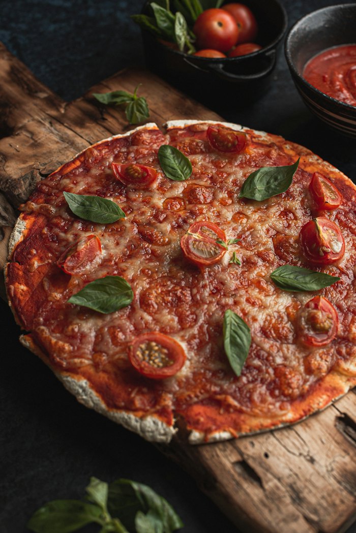Fresh pizza